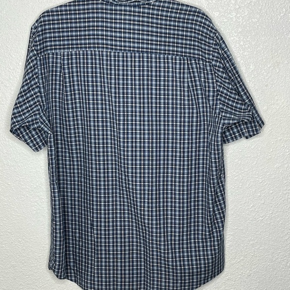 Weekends Only Striped Button Down Shirt Sz Large - Picture 3 of 5